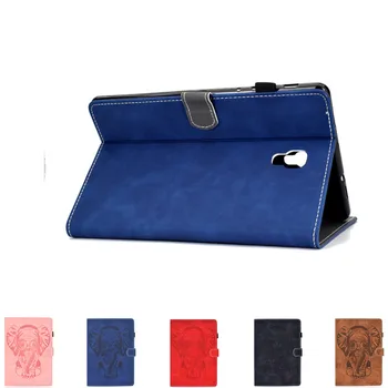

Print Elephant Case Stand PU Leather Cover For Samsung Galaxy Tab A 10.5" 2018 T590 T595 SM-T595 T597 Smart Tablet Capa Funda