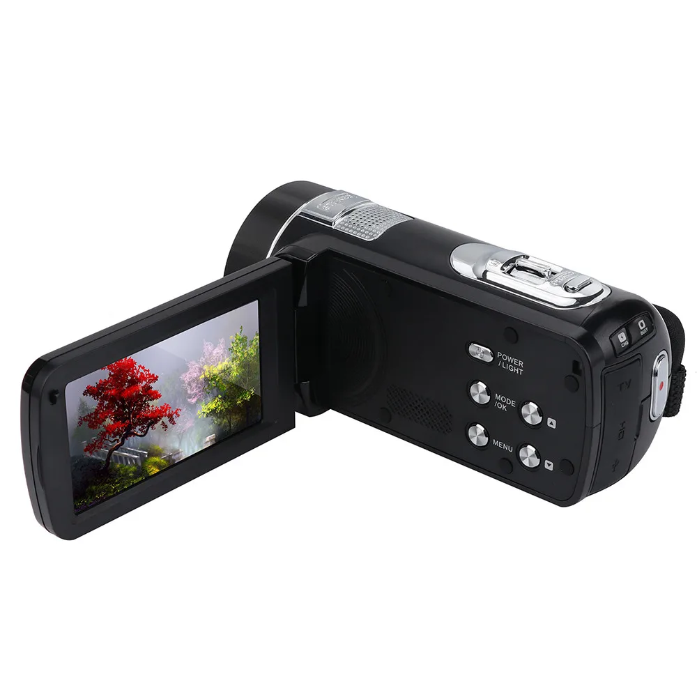 Цифровая видеокамера 3," ЖК-дисплей с сенсорным экраном 24MP 1080P Full HD HDMI AV ночной съемка цифровой, с дистанционным управлением Cam
