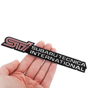 

1Pcs 3D Metal Car Stickers STI Emblem Badge Decals Accessories For Subaru Legacy Impreza Forester Mpreza Tribeca XV BRZ WRX