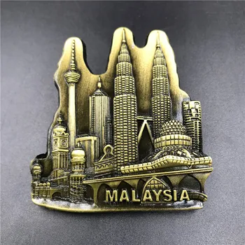 

BABELEMI New Twin Towers Malaysia 3D Resin Fridge Magnet Tourist Souvenir Gift