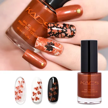 

KADS 9.5ml Two in one Pearl light Nail Stamping Polish for stamping template 11 shining colors Stamping Nail Polish Nail Art