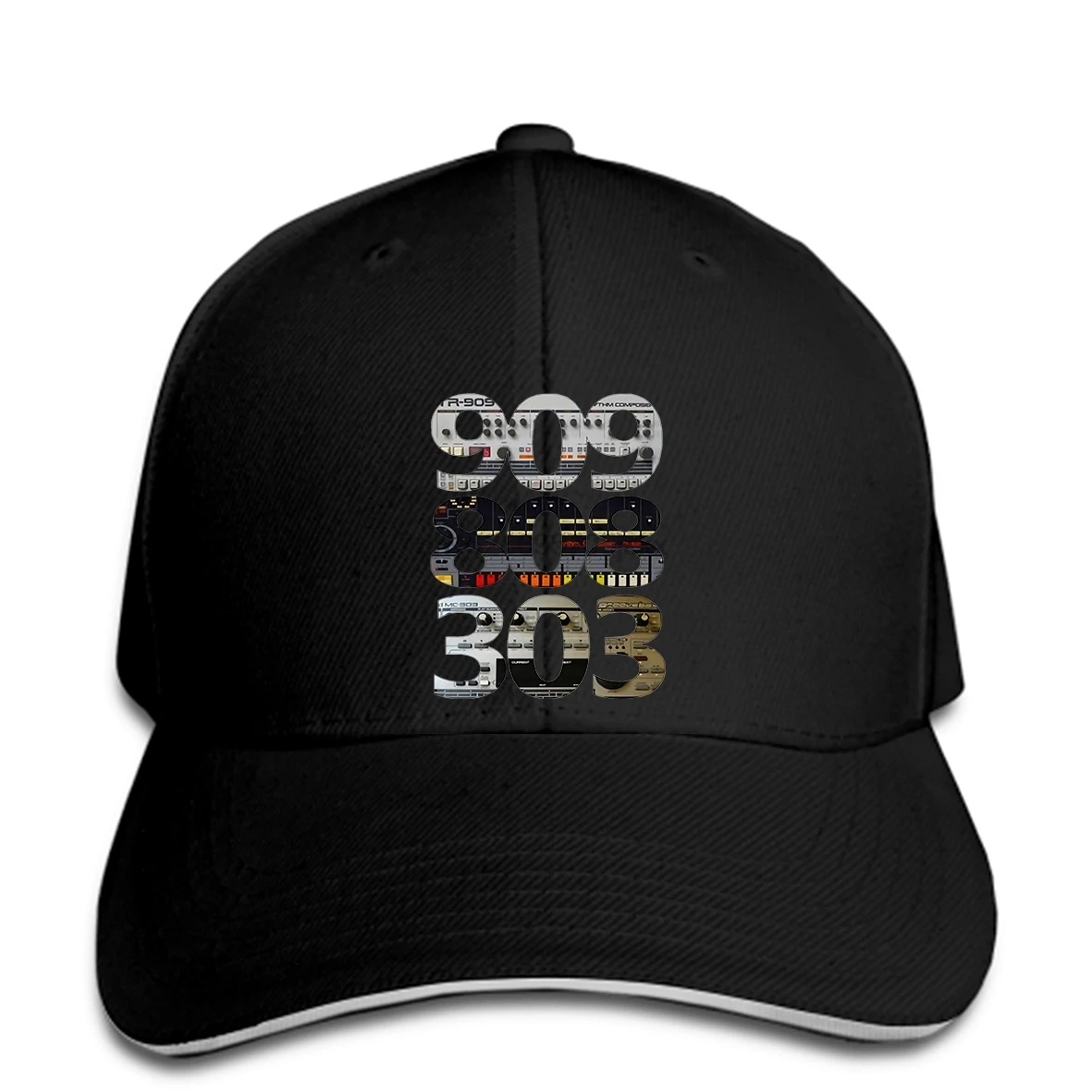 Классическая бейсболка Roland Synths 303 808 909 белая бейсболка унисекс snapback