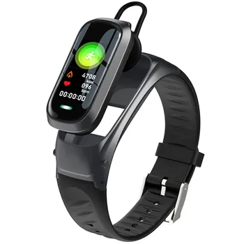 

B9 Smart Bracelet Bluetooth Earphone Answer Call Voice Control Band Heart Rate Fitness Tracker Sport Watch IP67 Waterproof