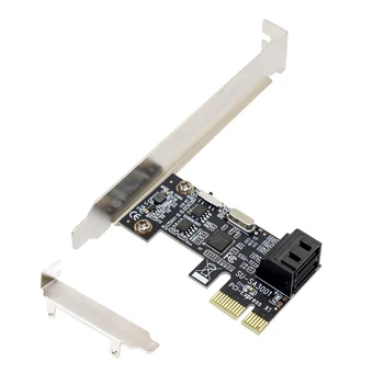 

Pci-E To Sata3.0 2 Ports Expansion Card Mini Pcie To Sata 3.0 Convert Adapter Interface For Ssd Boot System Riser Controller For