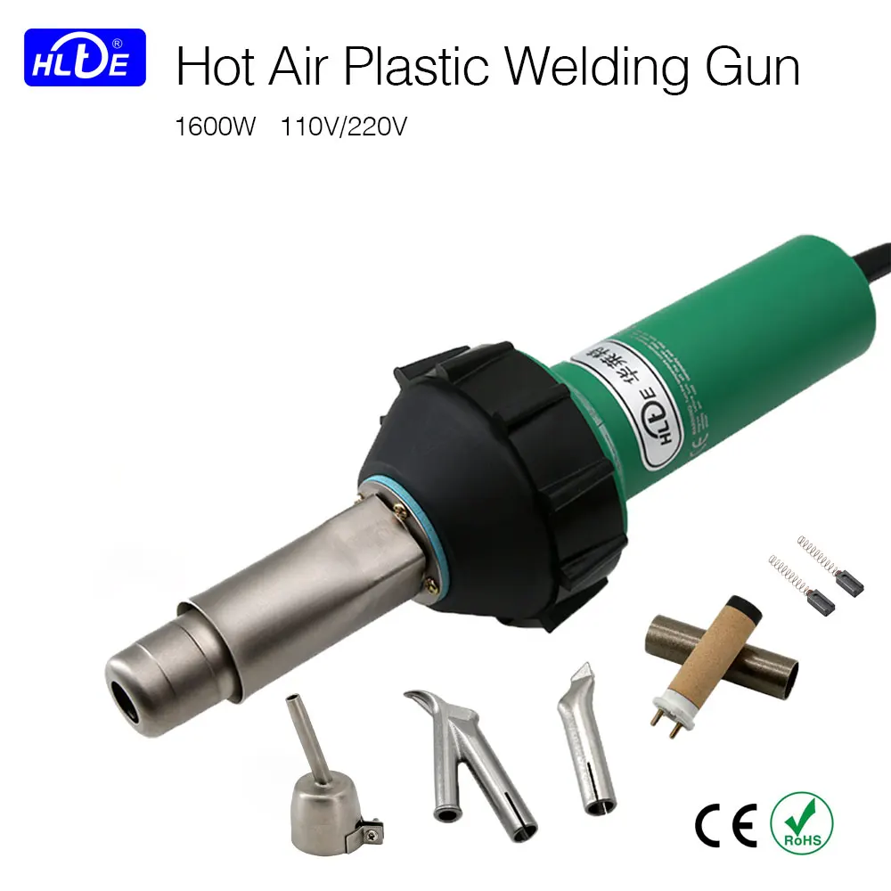 HLTE 1600W Industrial Plastic Hot Air Welding Gun Heat Gun Adjustable