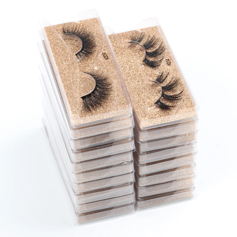 Dramatic Faux Mink Eyelashes Bulk Wholesale Pack