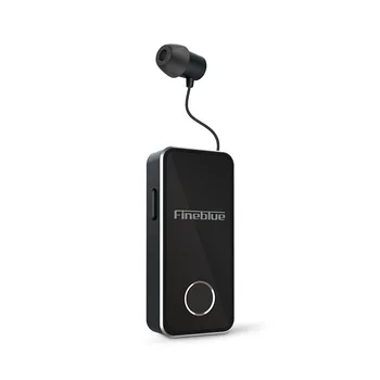 

FineBlue F2 Easy to Pair aluminium alloy Built in Mic Stereo Handsfree retractable Bluetooth headset wireless noise canceling