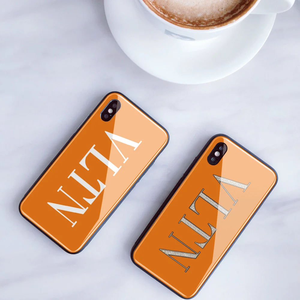 Стеклянный чехол для телефона iphone 11 Pro MAX XR X 7 Plus 6s 6 8 capa DIY ударопрочный стеклянный чехол для телефона iphone XS 5 5S SE на выбор