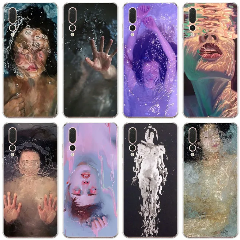 Модные абстрактные подводные чехлы для мальчиков и девочек Huawei P8 P9 P10 P20 P30 P40 Psmart