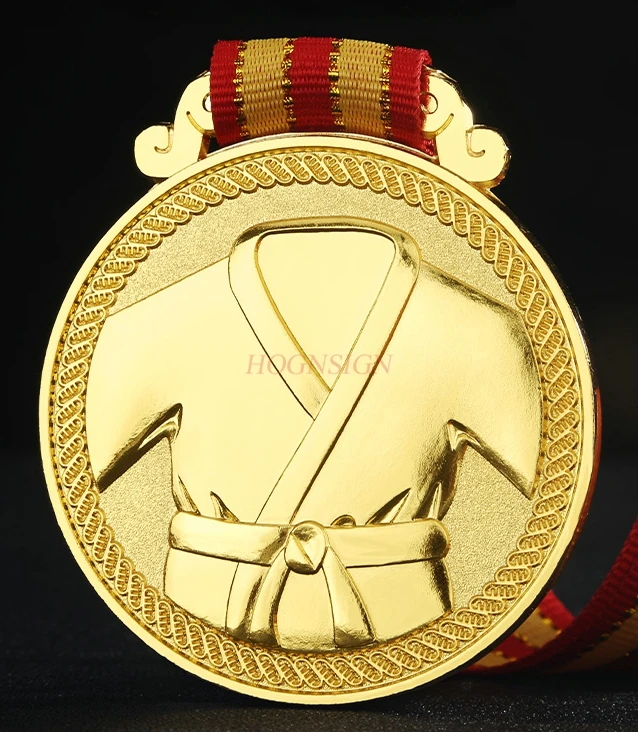 Чемпион трофей металлическая медаль Тхэквондо боевые искусства спортивные соревнования награда