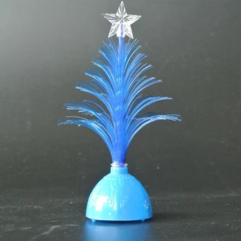 

Colorful Christmas Tree Changing LED Light Lamp Home Party Decoration Ornament Fiber Light