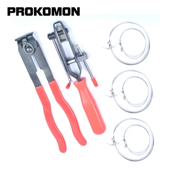 

2Pcs CV Joint Clamp Banding Tool Ear Type Boot Clamp Pliers & 3 Set Of Clamps