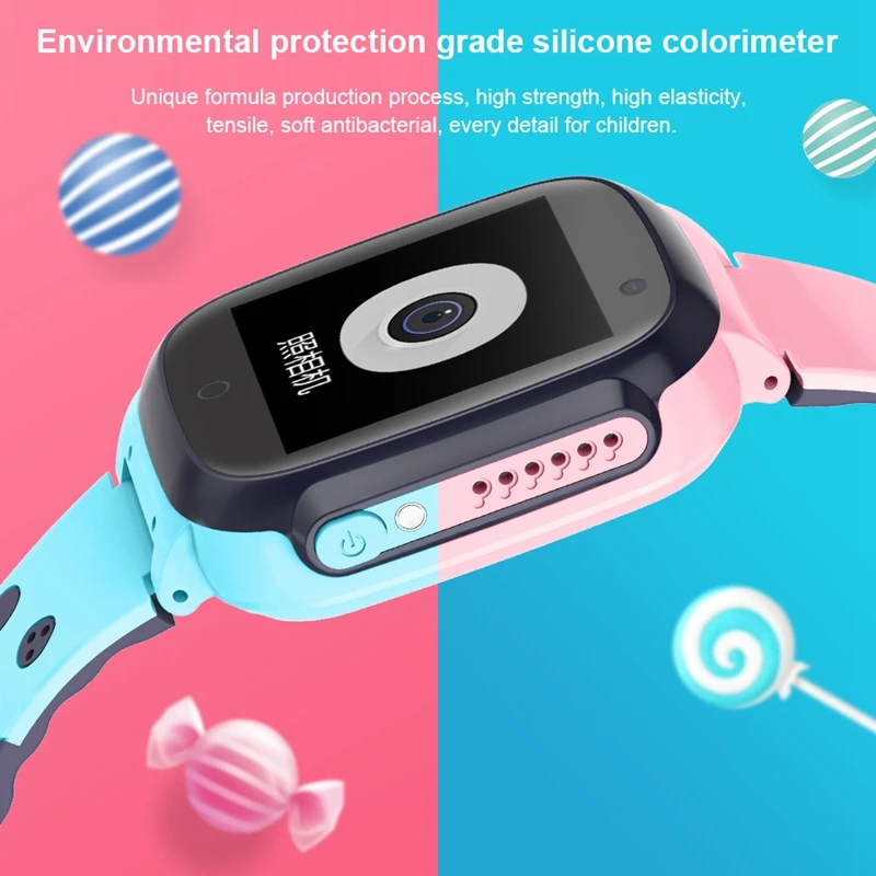 Смарт-часы wifi gps позиционирование sim-карты водонепроницаемый SOS сенсорный экран фонарик трекер расположение вызова Детские A41 умные часы