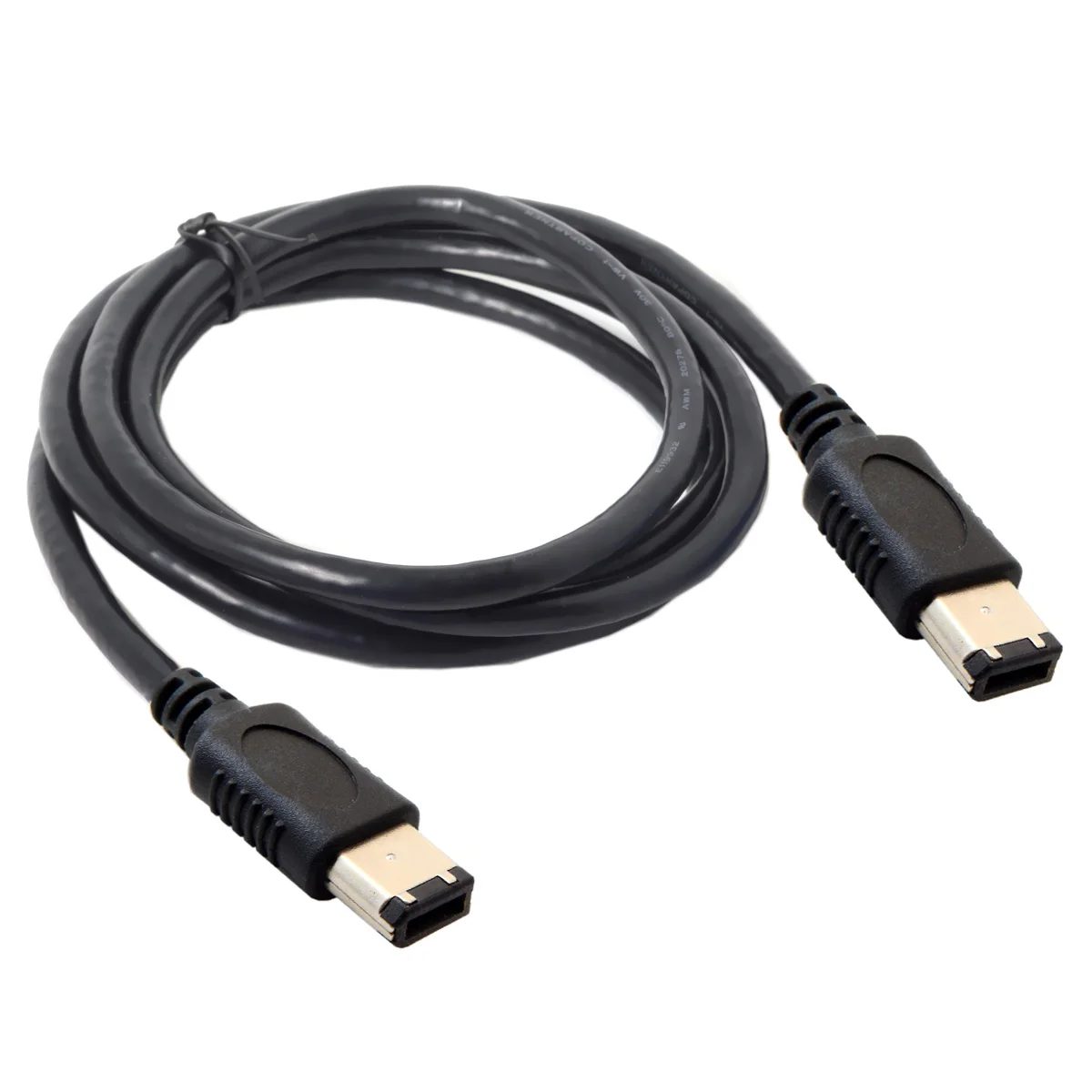 6 контактный/6 контактный FireWire 400 кабель ilink IEEE 1394 1 5 м черный|Компьютерные кабели и