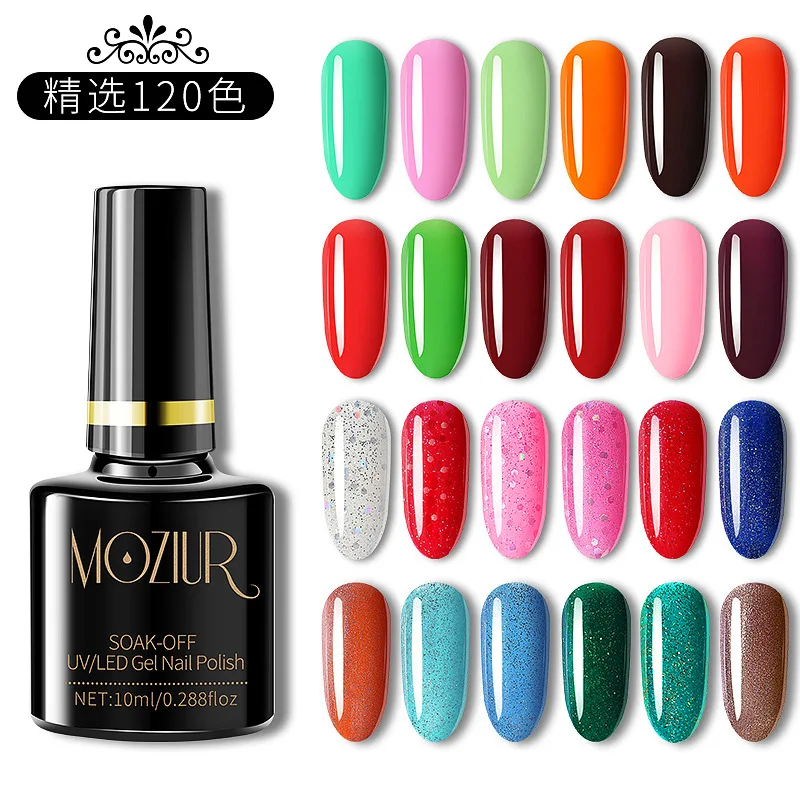 

MOZIUR Nail Gel Polish Color Nail Polish 72 Color 10ml UV & LED Gel Polish Long-Lasting