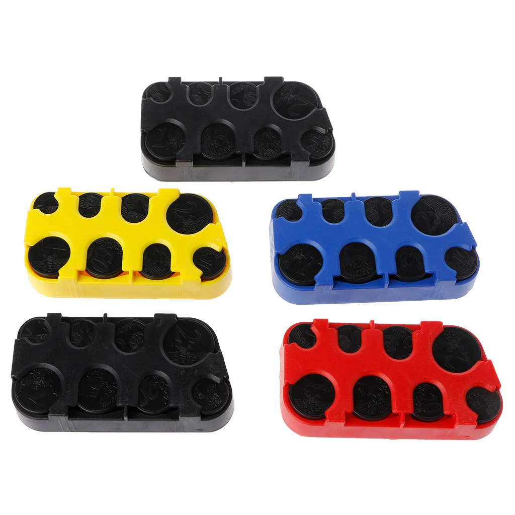 

Auto Coin Holder Euro Case Storage Box Money Container Organizer Car Interior