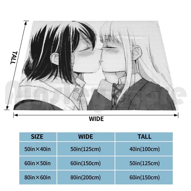 Anime mangá beijo caso travesseiro diy 50x75 anime mangá beijo após a  escola mangá após a escola animanga echi doujinshi - AliExpress