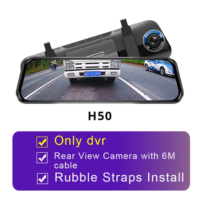MaiYue star10''4G Android зеркало заднего вида DVR HD1080P автоматическая камера Спринт камера gps беспроводной ночного видения Автомобильный видеорегистратор - Название цвета: Red