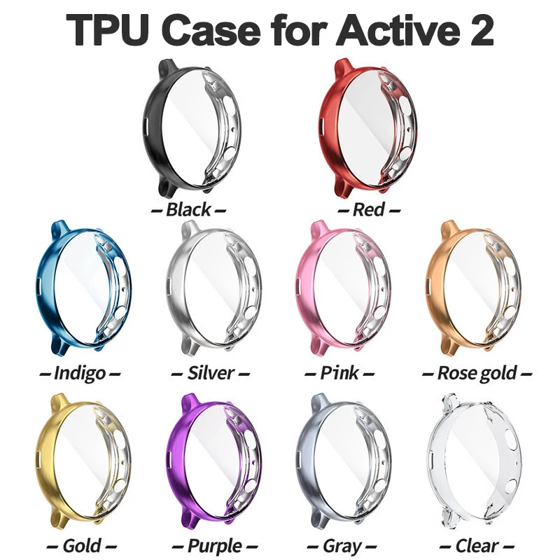 Защитный чехол с полным покрытием экрана для Samsung Galaxy Watch Active 2 40 мм 44 Ультратонкий