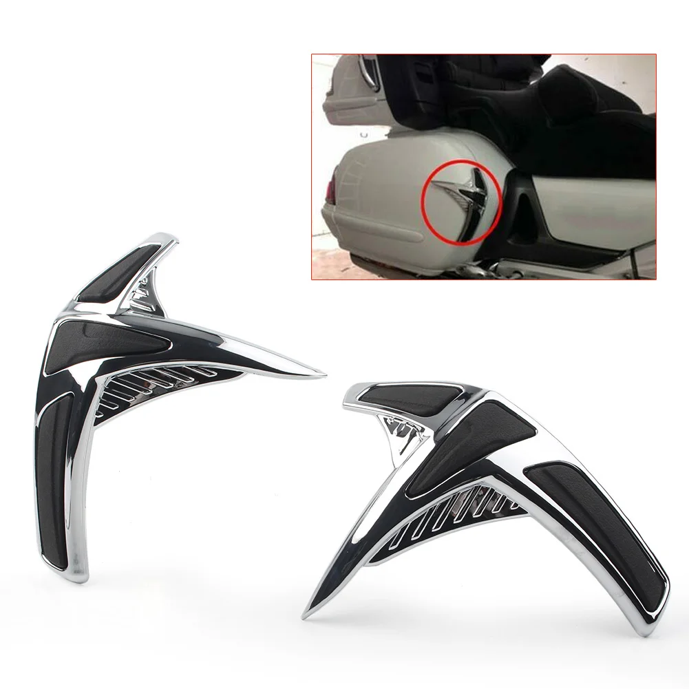SODIAL Chrome Goldwing Air Intake Mask Decorative Cover for Goldwing Gl1800 2001-2011