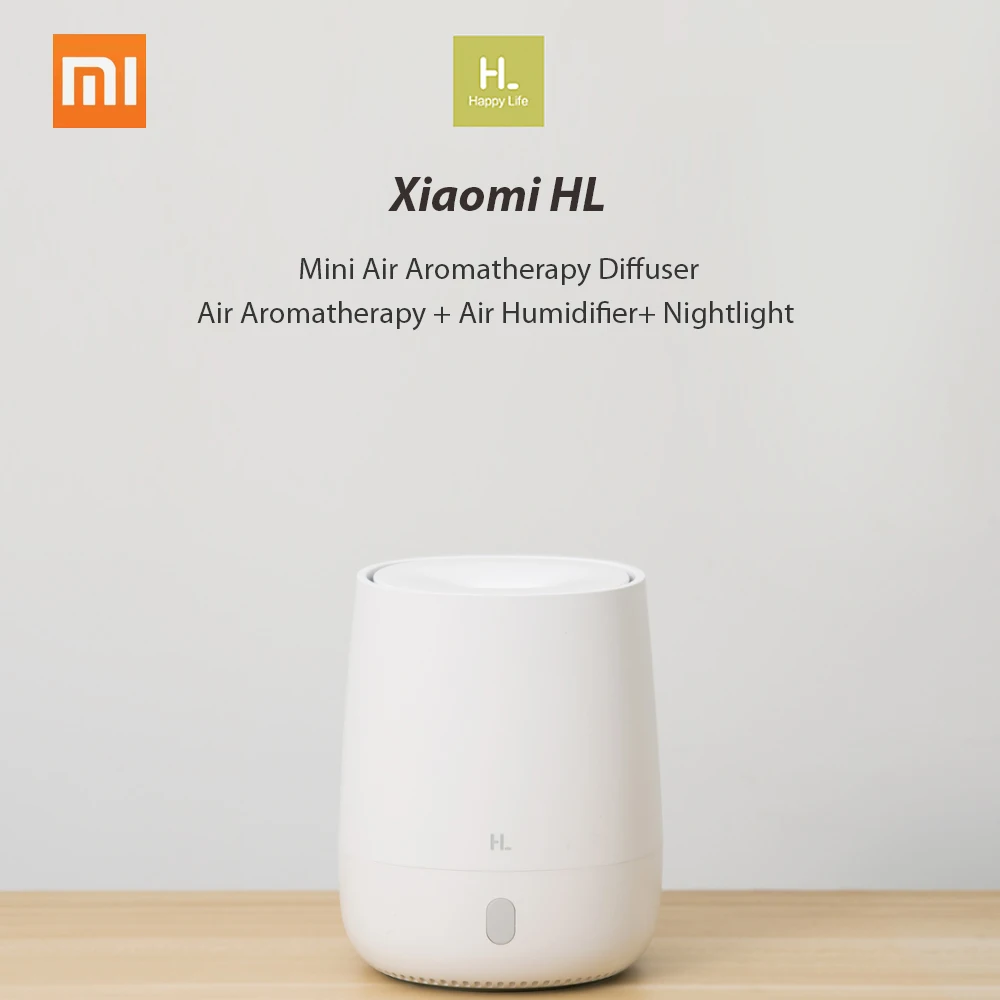 Xiaomi Youpin HL USB увлажнитель воздуха мини ароматерапия диффузор Портативный тихий ароматический увлажнитель воздуха с ночник для йоги 120 мл