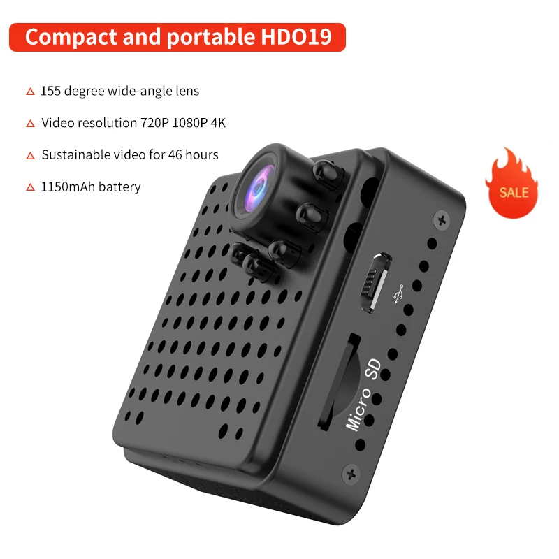 

1080P HD IP Mini Camera Night Vision Mobile Detection Camera Wireless Wifi Security Remote Control Camera Monitoring