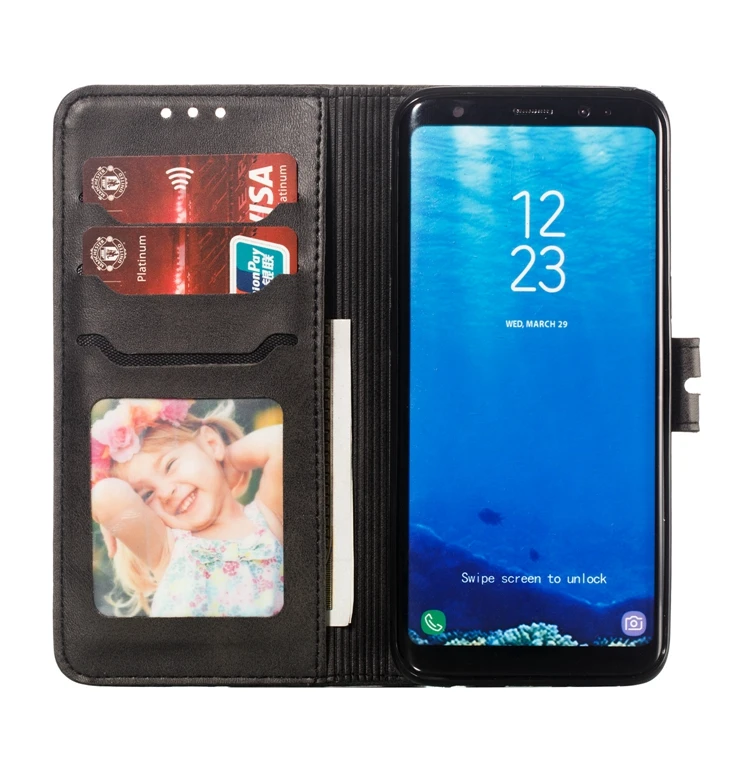 Чехол-книжка с откидывающейся крышкой для samsung Galaxy S8, роскошный чехол-кошелек с кошкой из искусственной кожи для samsung S8, SM-G9500 чехол Etui Capinha