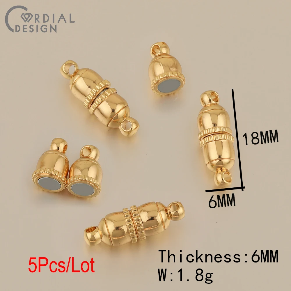 Cordial Design Magnet Clasps & Hooks/DIY Making/Jewelry Accessories/Genuine Gold Plating/Hand Made/Jewelry Findings & Components - cordial