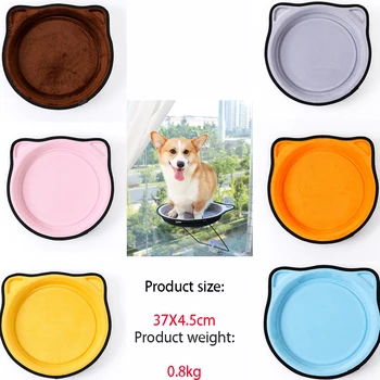 

Cat Shape Pet Hanging Beds Cat Sunny Seat Window Mount Pet Cat Hammock Comfortable Cat Pet Bed Shelf Seat Beds