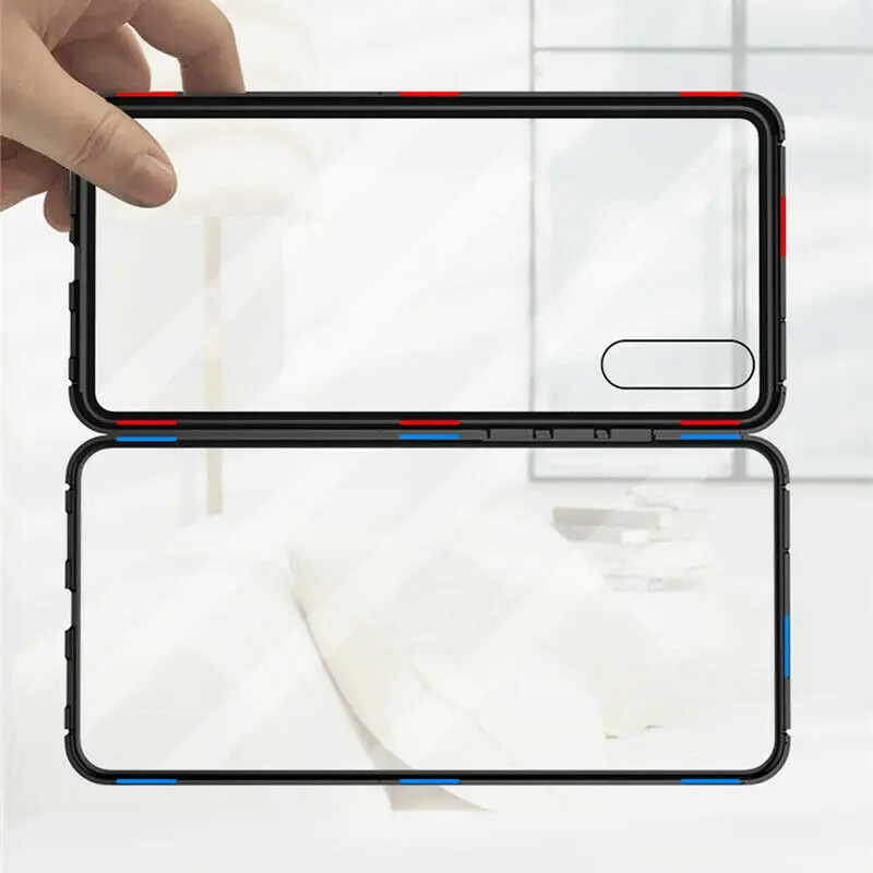 Двухсторонний стеклянный Магнитный чехол для huawei P20 P30 Lite mate 20 Nova 5 Pro 5i 4 P Smart Plus Honor 20 Pro V20 20i 10i