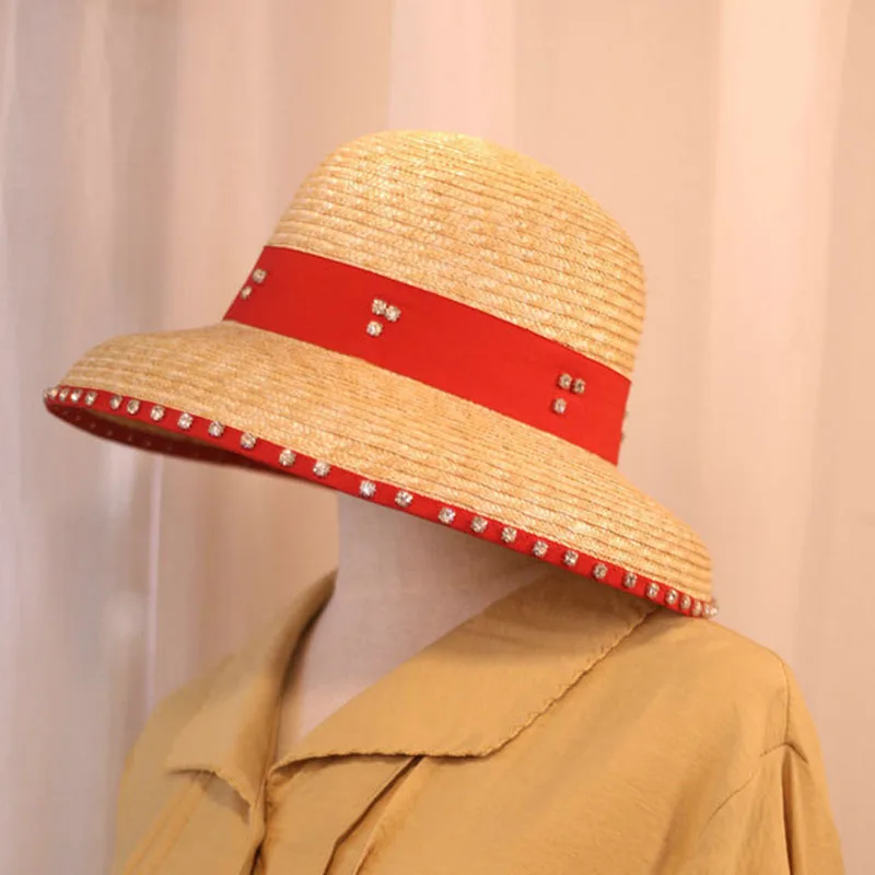 high end straw hats