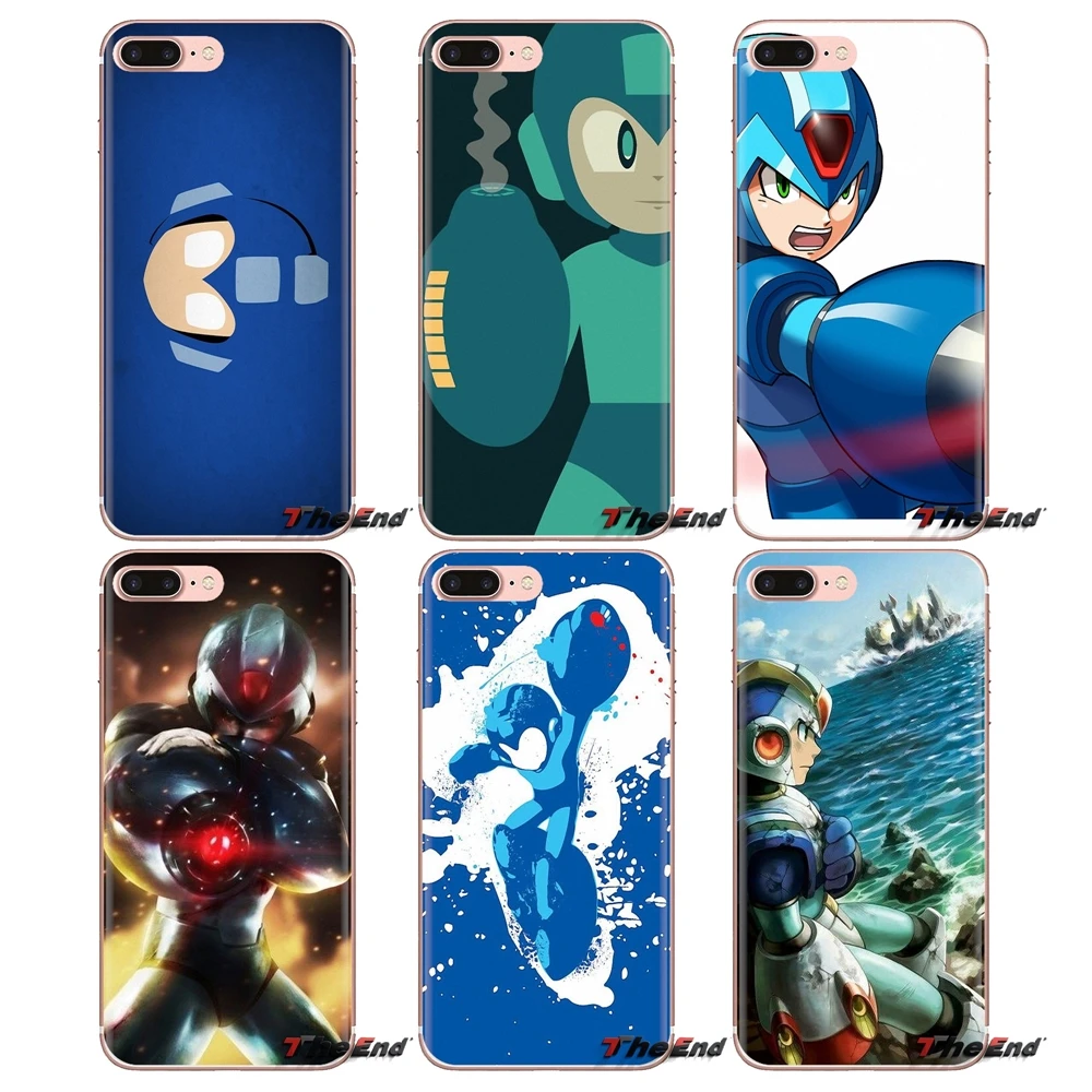 megaman Mega Man X character For Huawei P Smart Y6 P8 P9 P10 Plus Nova P20 Lite Pro Mini 2017 SLA-L02 SLA-L22 2i Ultra Thin Case |