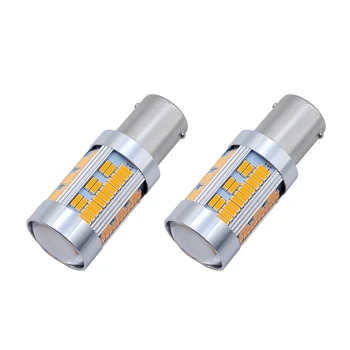 

9-12V 20W 1156 Bau15S Py21W Led 105 4014 Smd Led Bulb Amber Yellow Lamp For Car Turn Signal Bulb Reverse Light No Hyper Flash