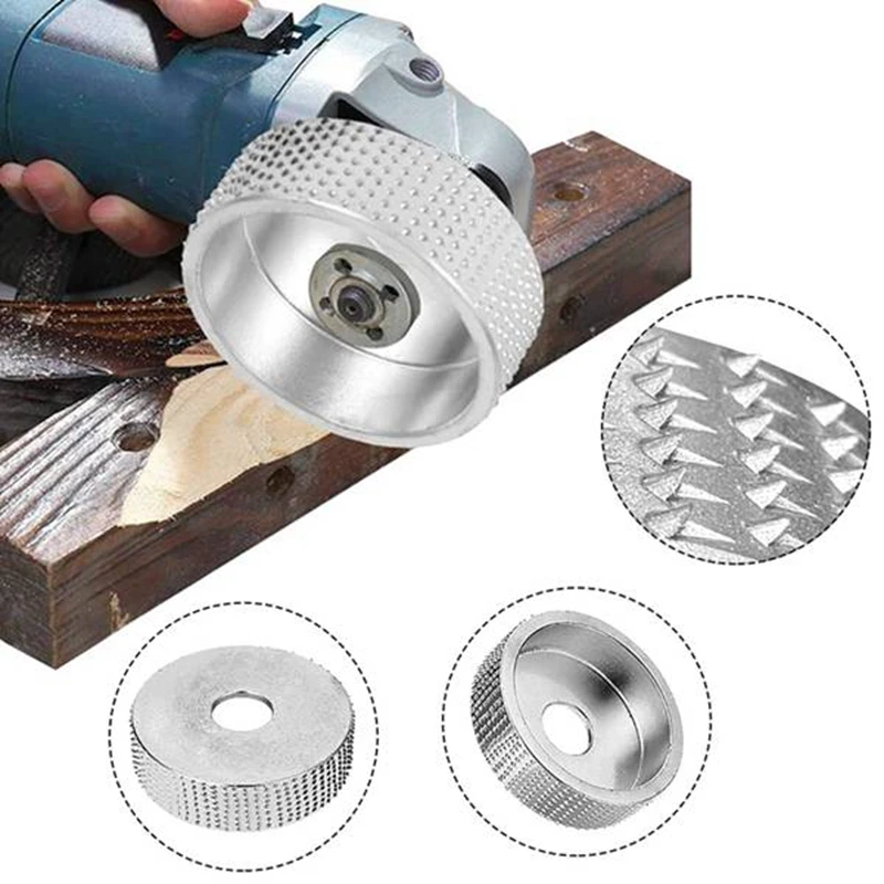Abrasive Wheel Grinding Wheel 5Pcs Bore 22Mm Wood Grinding Polishing Wheel Rotary Disc Sanding Wood Carving Tool