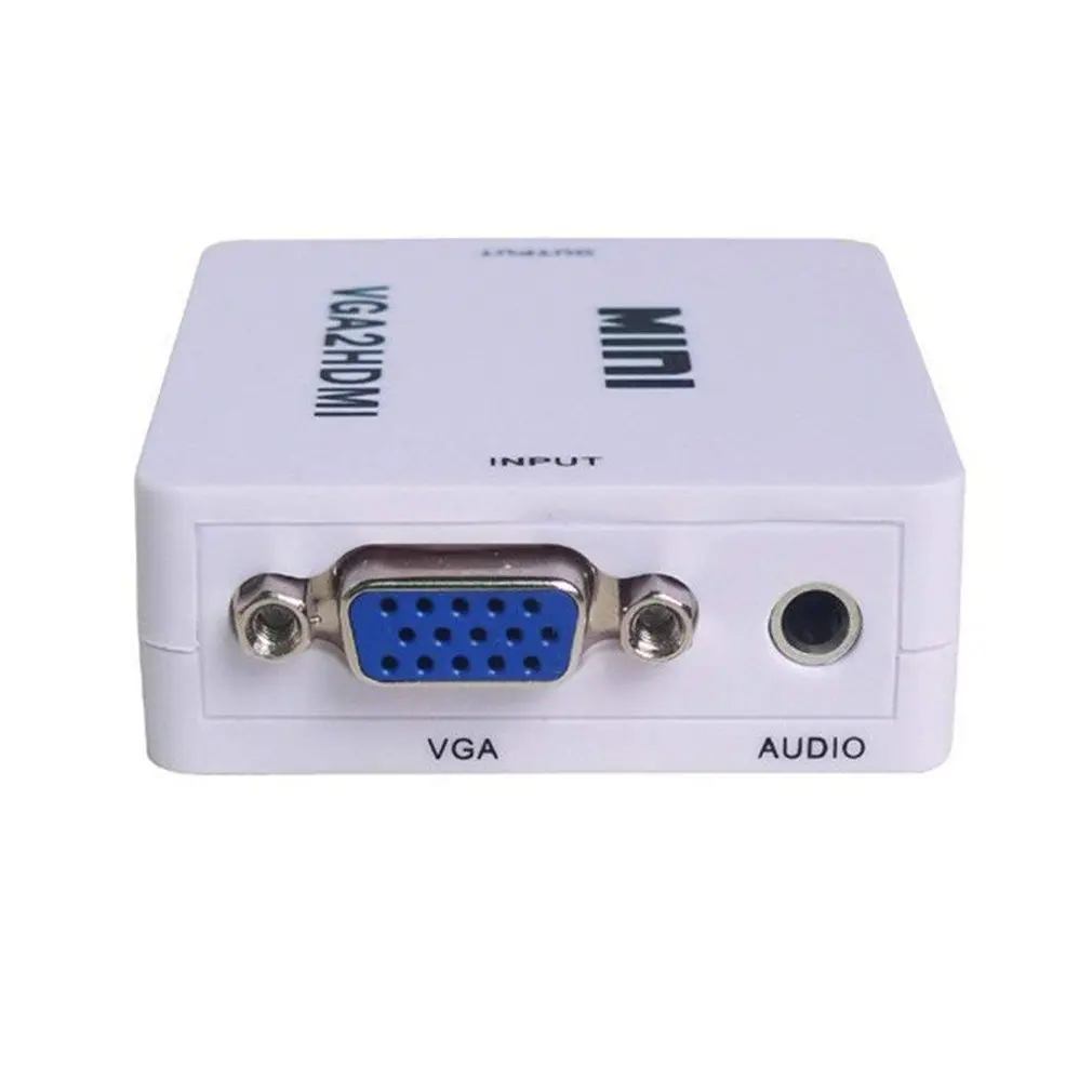 HD 1080P мини HDMI в VGA конвертер с аудио HDMI2VGA видео коробка адаптер для Xbox360 PC DVD PS3 PS4