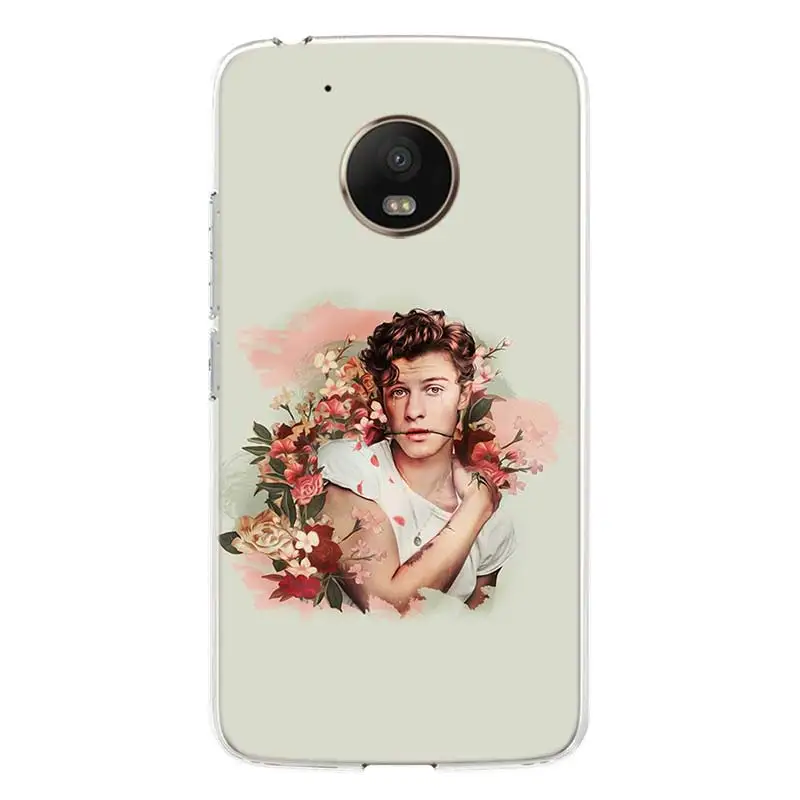 Чехол для телефона Singer Shawn Mendes 98 Motorola Moto G8 G7 G6 G5S G5 E4 Plus G4 E5 E6 Play Power One Action Европейский