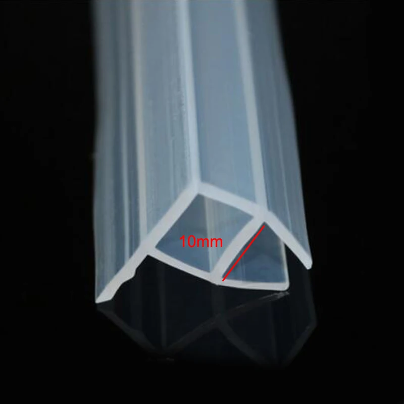 

1 meter silicone rubber shower door glass seal strip for 10mm glass