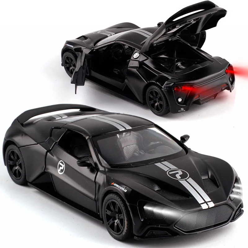 1/32 Высокая симуляция спортивный автомобиль сплав оттягивающаяся назад Модель