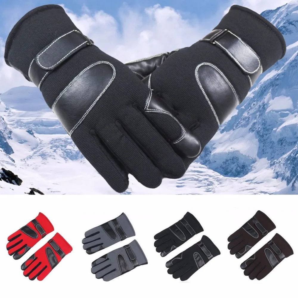 OUTAD-30 градусов ветрозащитные зимние перчатки для катания утолщенные лыжные перчатки дышащие плюс бархатные Мотоциклетные Перчатки