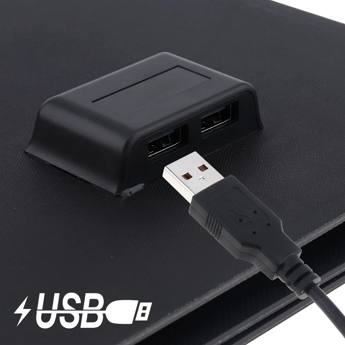 Солнечное зарядное устройство 20 Вт солнечная панель с двойным usb-портом водонепроницаемое складное туристическое зарядное устройство подходит для iPhone/iPad/Galaxy/Note