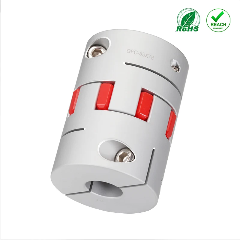 HZCD GFC D65 L90 Aluminum Alloy Plum-Shaped Oldham Elastic Coupling Flexible Shaft Coupler | Обустройство дома