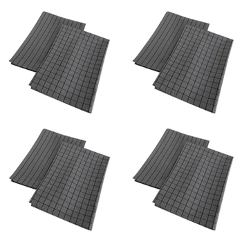 

8 Pieces Cotton Table Napkins Home Kitchen Tea Towel Absorbent Dish Towel Kitchen Napkin Placemat Food Background Cloth