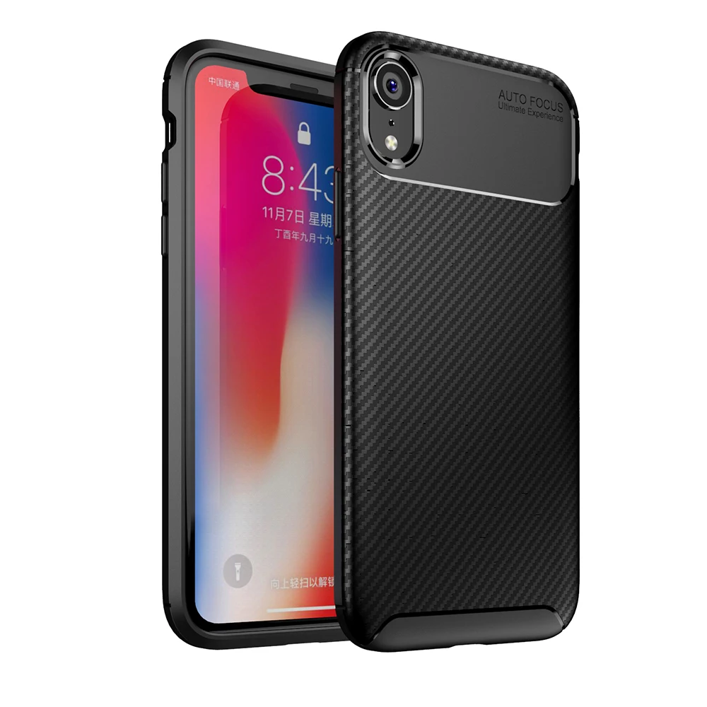 

Slim Soft Phone Cover For iPhone XR Phone Case Protective Shell Anti-scratch Anti-fingerprint Shock-resistance Phone Shell
