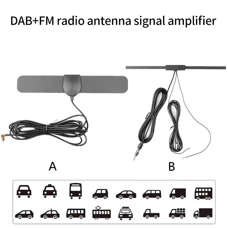 Car Radio Antenna Dab Digital Radio Patch Aerial Antenna For Pioneer Sony  Jvc Kenwood Alpine