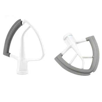 

-Tilt-Head Stand Mixer Flex Edge Beater for Kitchen-Aid,4.5-5Qt Flex Edge Beater for Stand Mixer,Bowl Scraper Mixer