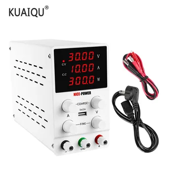 

KUAIQU Laboratory Power Supply 30V 10A 60V120V Current Regulator Switch Power Adjustable Voltage Regulator Bench Source Digital