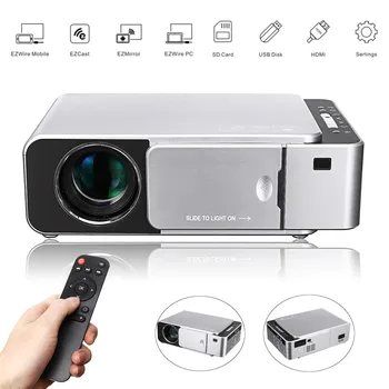 

Portable HD Mobile Phone Wireless Home Theater HDMI/USB/SD Remote Control Home Theatre Projector 70W 3D LED Projector 1280*720