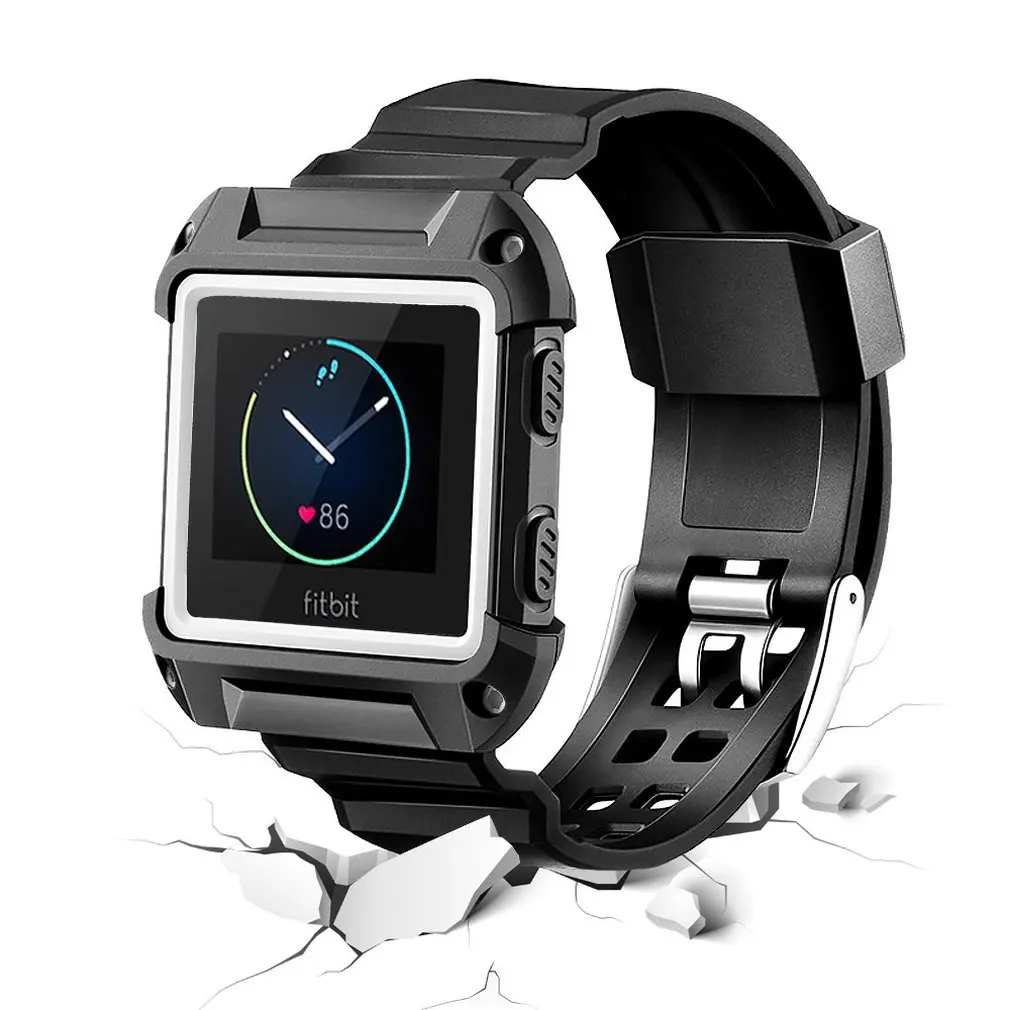 Смарт-часы сменный ремешок большой браслет ремешок+ рамка для Fitbit Blaze горячая распродажа - Цвет ремешка: 3