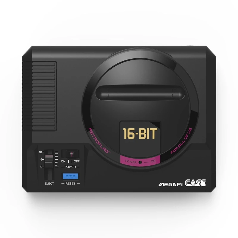 Чехол Retroflag MegaPi MD чехол MEGAPi для игрового корпуса с безопасным отключением и