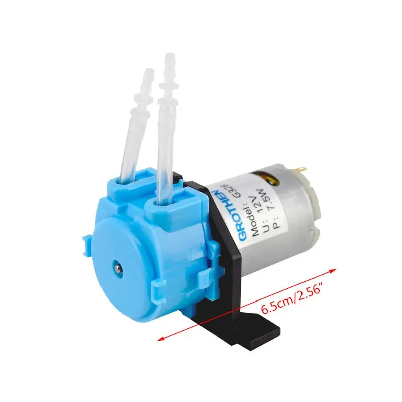Aquarium Dosing Pump 12V Peristaltic DIY Aquarium Chemical Dosing Pump Tube Head